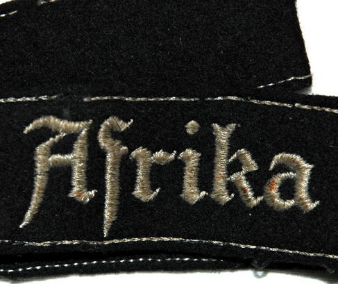 AFRIKA KORPS CUFF TITLE VARIANT