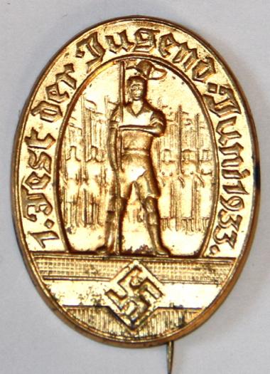 HJ (HITLER YOUTH) 1ST JUGENDFEST 1933  DAY BADGE
