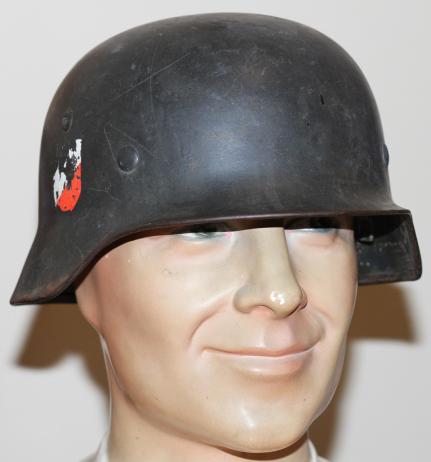 M35 DOUBLE DECAL HELMET - SE 66 - VERY EARLY 073 CODE