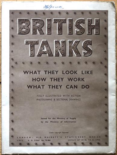 WW2 BRITISH TANKS POSTER