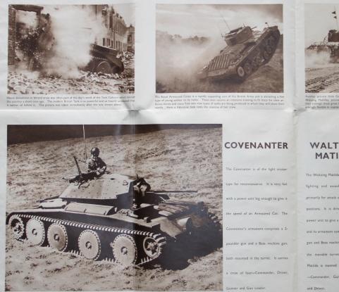 WW2 BRITISH TANKS POSTER