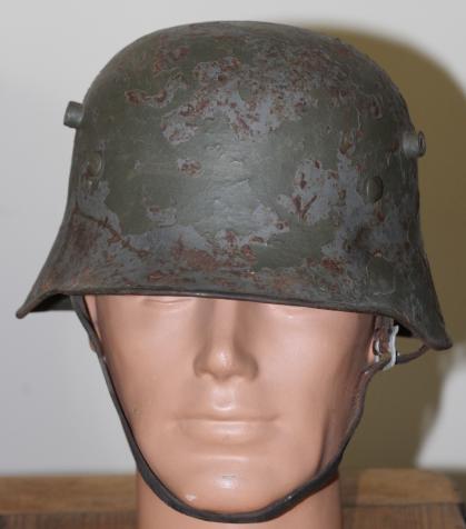GERMAN WW1/WW2 TRANSITIONAL HELMET COMPLETE
