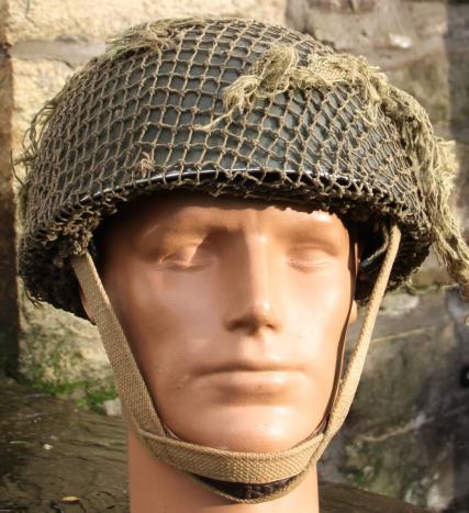 1944 DTD. BRITISH PARA HELMET - BMB -VERY LARGE SIZE