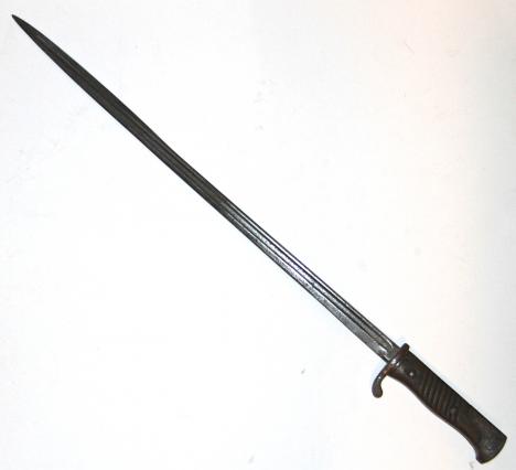 WW1 GERMAN MAUSER 98 LONG BAYONET - UNIT MKD.