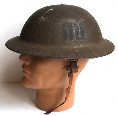 WW1 51ST HIGHLAND DIVISION BRODIE HELMET - 8TH. ARGYLLS