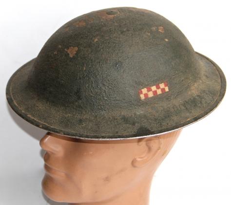 ARGYLL & SUTHERLAND HLDRS. WW2 HELMET - WESTERN DESERT , ITALY
