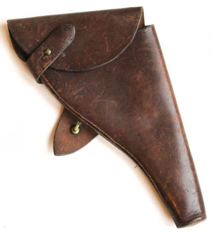 WW1 SAM BROWNE LEATHER PISTOL  HOLSTER 1918 DATED