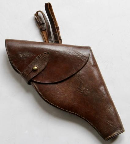 WW2 BRITISH LEATHER FLARE PISTOL HOLSTER