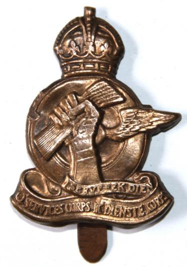 WW2 SOUTH AFRICAN Q SERVICES CAP BADGE