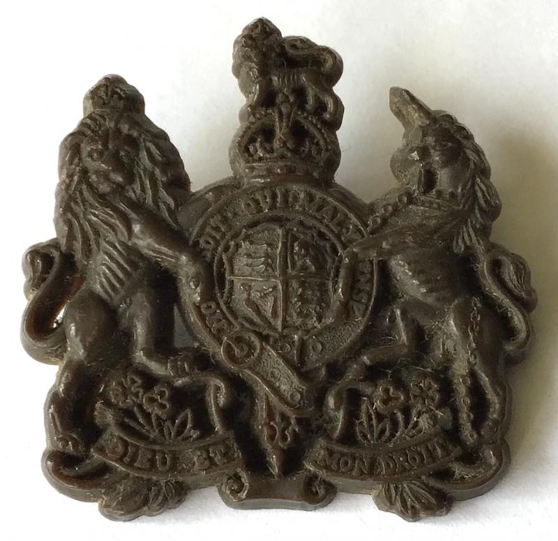 WW2 ARMY RESERVE ECONOMY PLASTIC BADGE - STANLEY WALSALL
