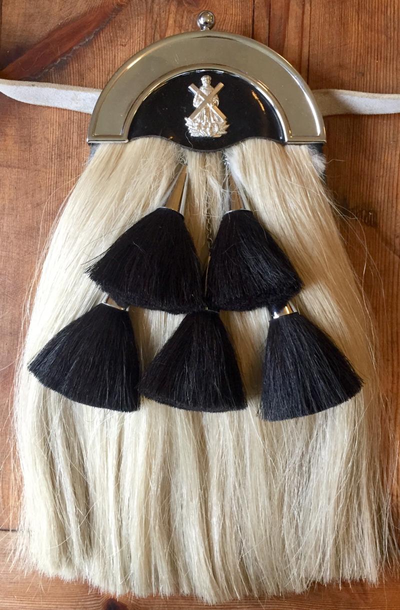 BLACK WATCH  HORSE HAIR SPORRAN