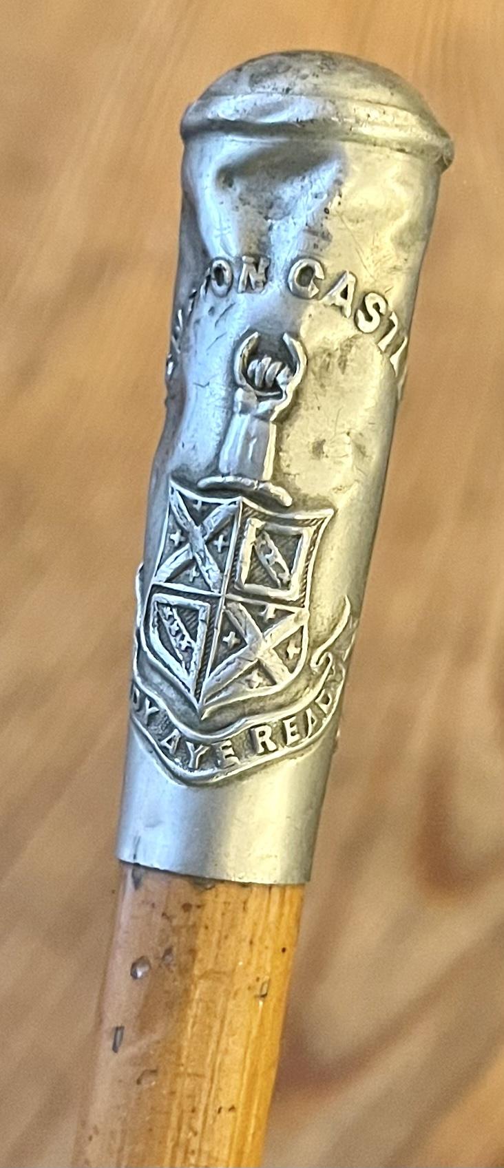 WW1 MERCHISTON CASTLE OTC ( EDINBURGH ) SWAGGER STICK