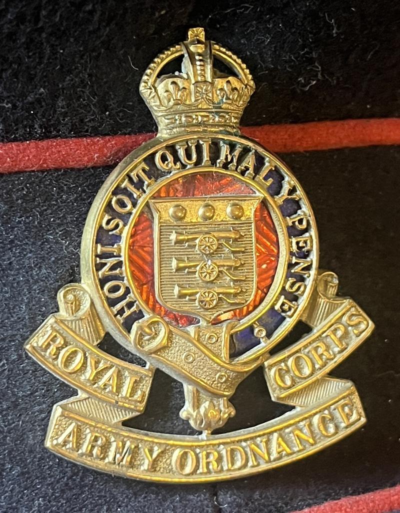 WW2 / INTER WAR. ROYAL ARMY SERVICE CORPS - SENIOR OFFICERS CAP