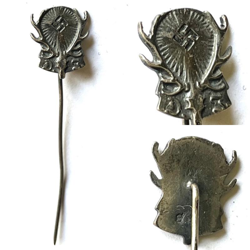 GERMAN 3RD REICH HUNTING ASSOCIATION STICK PIN