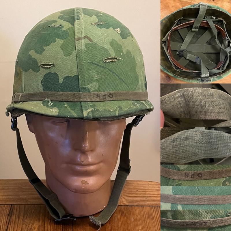 AMERICAN M1 VIETNAM HELMET - TWILL COVER