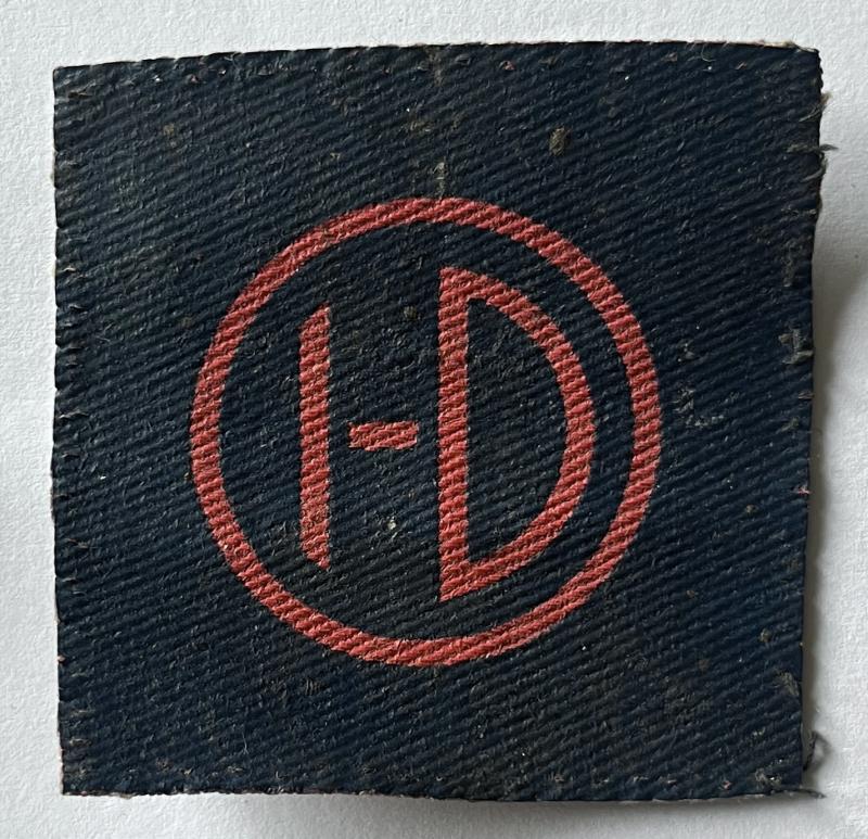HIGHLAND DIVISION (  HD ) PRINTED PATCH