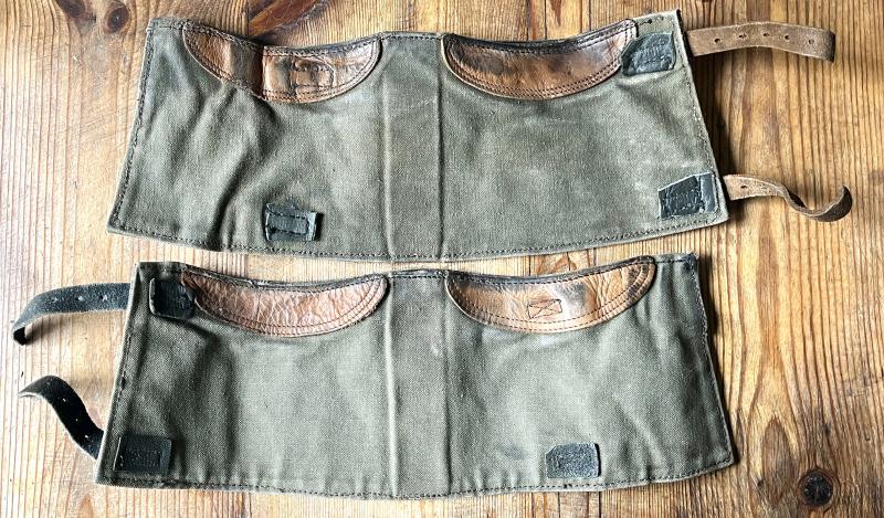 WW2 GERMAN  CANVAS GAITERS