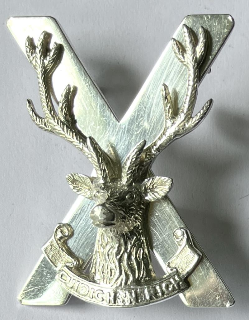 51ST HIGHLAND BRIGADE OFFICERS BONNET BADGE