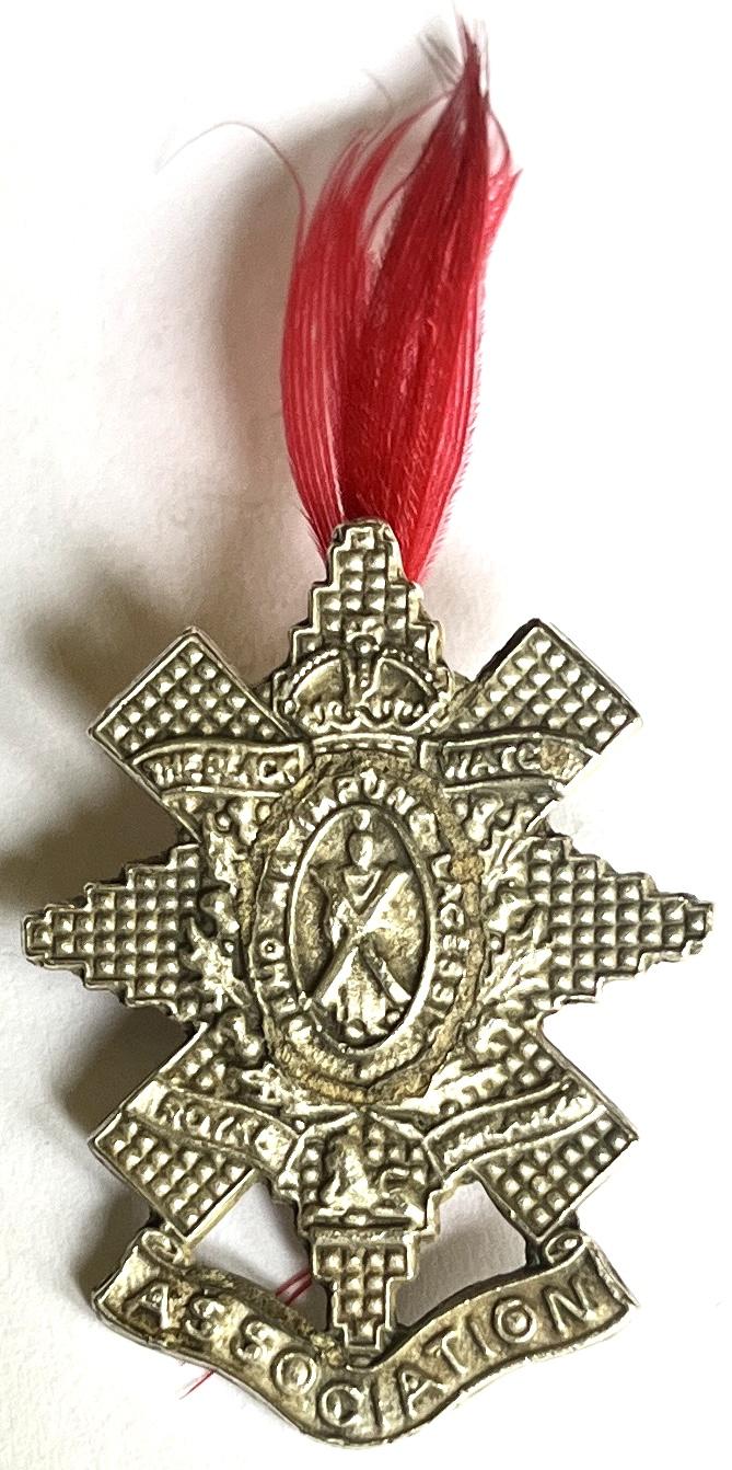 BLACK WATCH ASSOCIATION LAPEL BADGE