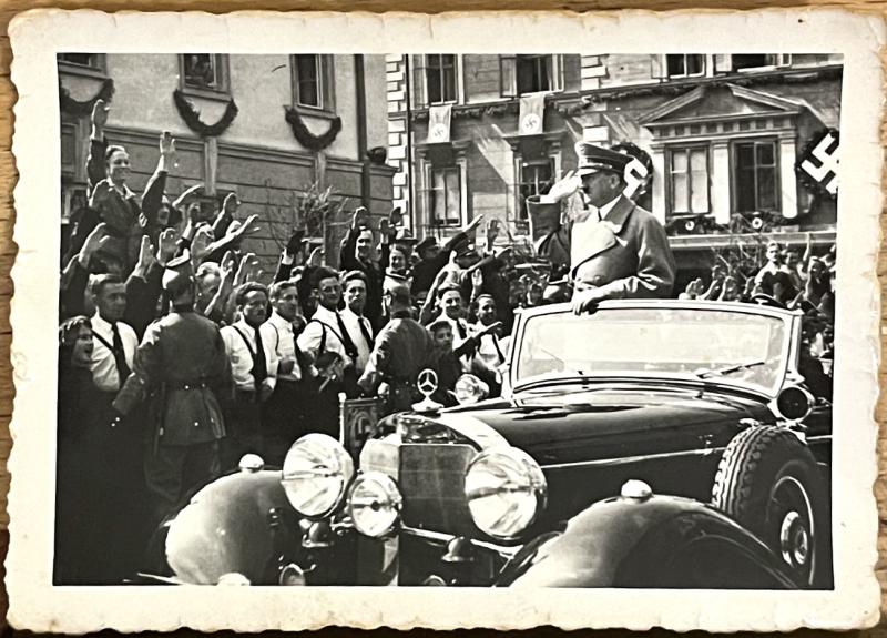 GERMAN 3RD REICH  ORIGINAL HITLER PHOTOGRAPH