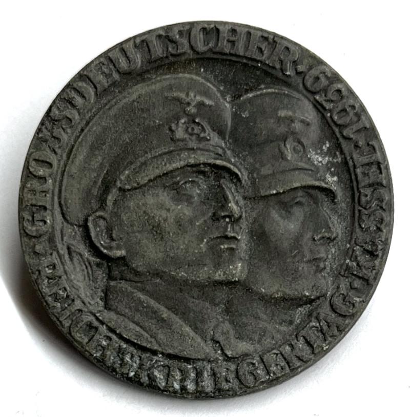 Grossdeutscher Reichskriegertag Kassel 1939 Badge