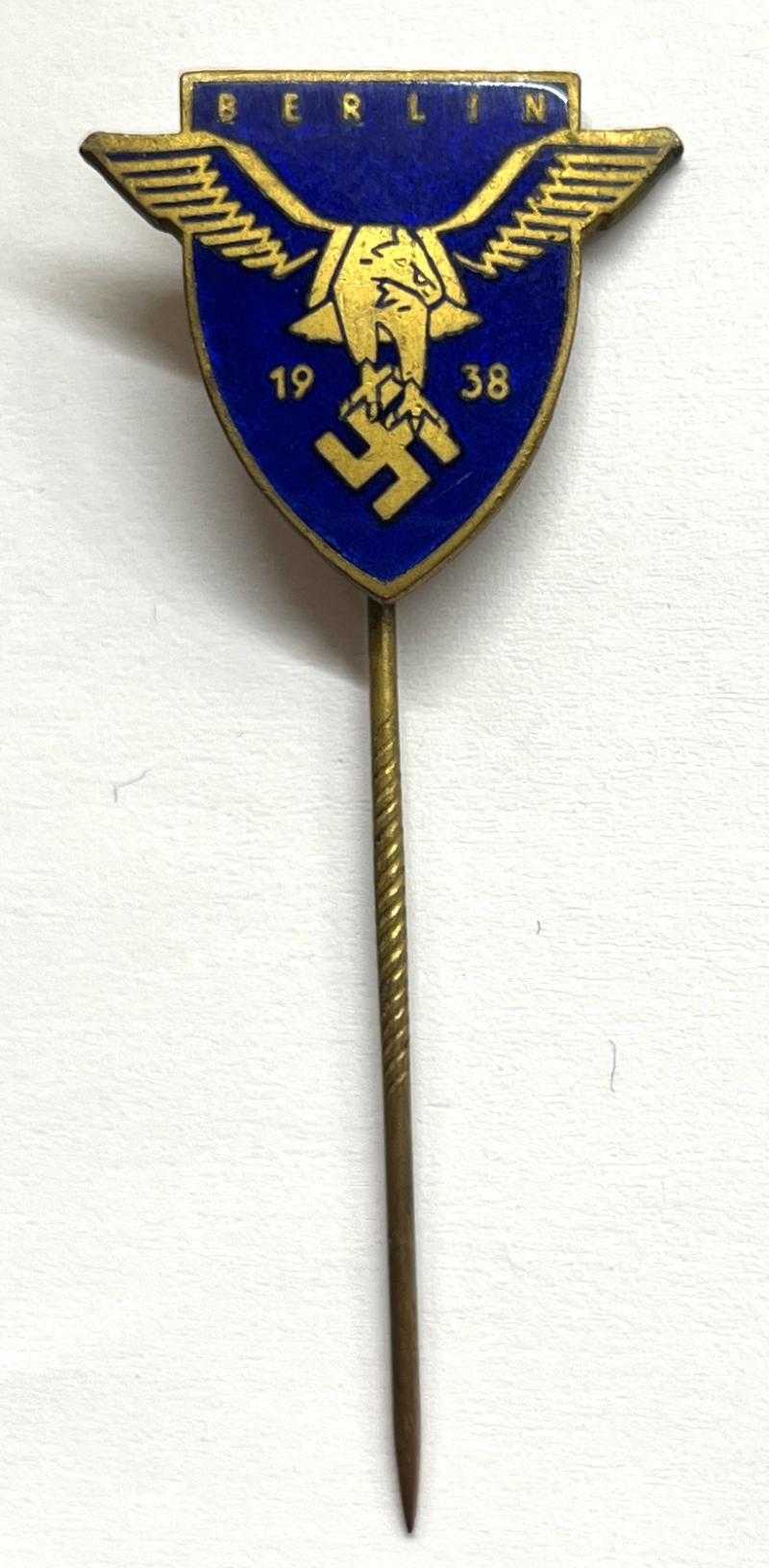 RARE 3RD REICH GERMAN ACADEMY OF AERONAUTICAL RESEARCH STICK PIN