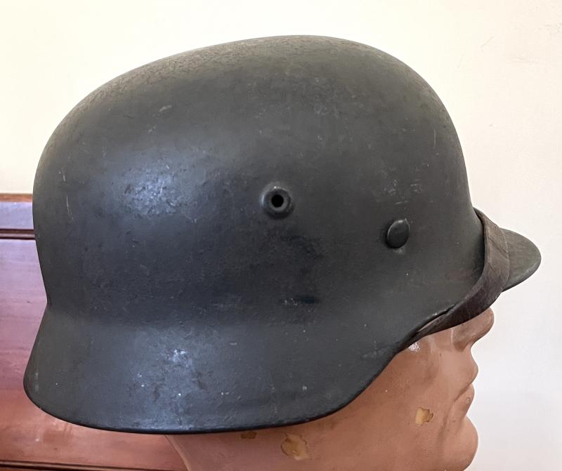 WW2 M40 GERMAN HELMET - NO DECAL - QUIST 66