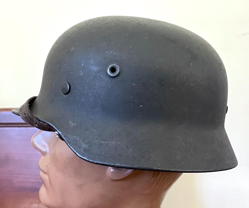 WW2 M40 GERMAN HELMET - NO DECAL - QUIST 66