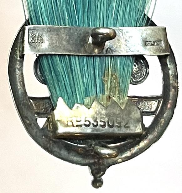 BOY SCOUTS - 1ST PATTERN ( 1908 ), SCOUT MASTER OFFICERS - SILVER ( NO STARS ) - HAT BADGE