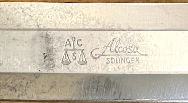 WW2 GERMAN ARMY DAGGER - ALCOSA - VET BRINGBACK