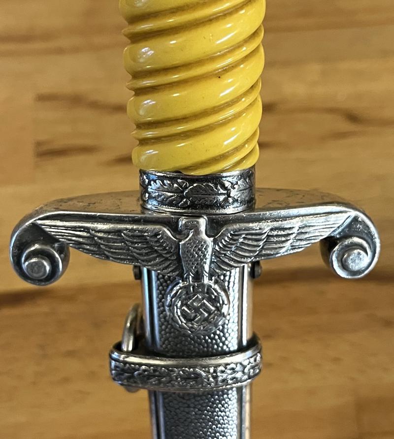 WW2 GERMAN ARMY DAGGER - ALCOSA - VET BRINGBACK