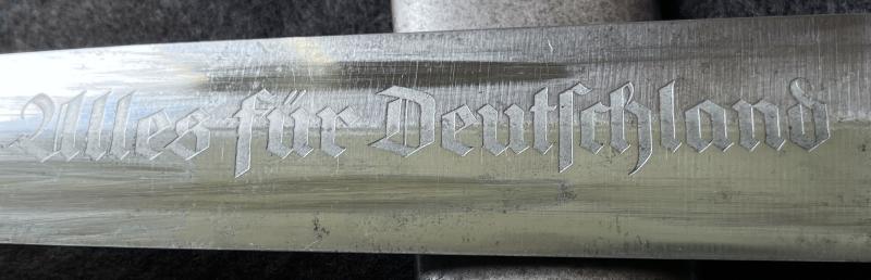 RARE - S.A. DAGGER - PETER LUNGSTRASS C/W HANGER - VET BRINGBACK