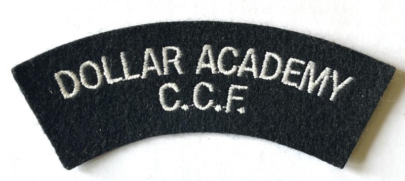 DOLLAR ACADEMY C.F.F. - ( Argyll & Sutherland Hldrs ). - SHOULDER TITLE