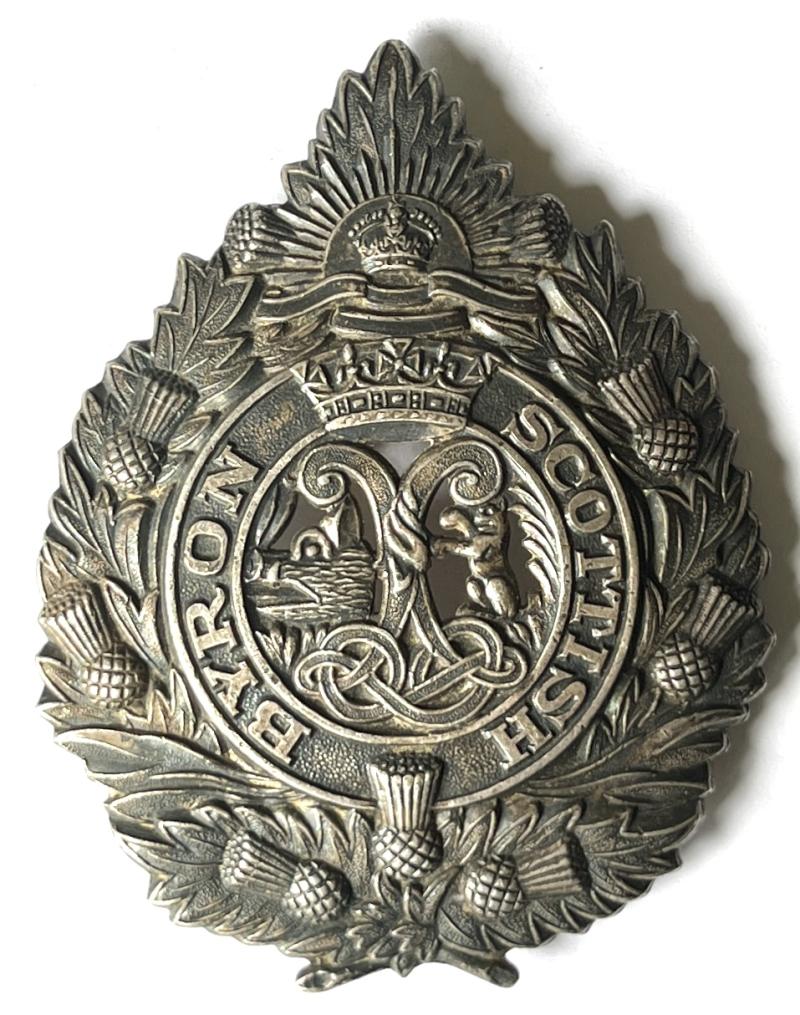 BYRON SCOTTISH ( 41 INF BTN. ) ( ARGYLL & SUTHERLAND HLDRS. ) - 3 LUGS CAP BADGE