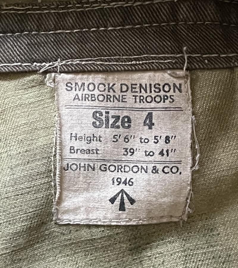 BRITISH AIRBORNE PARATROOPERS DENISON SMOCK 1946