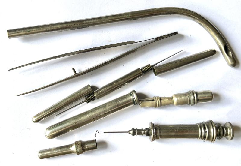 BOER WAR / WW1 - BRITISH ARMY- DOCTORS FIELD SURGICAL SET - FANNIN DUBLIN