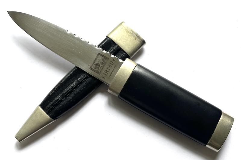 ARMY CONTRACT - FIRMIN SGIAN DHU - PIPERS G10 MODEL- BOXED