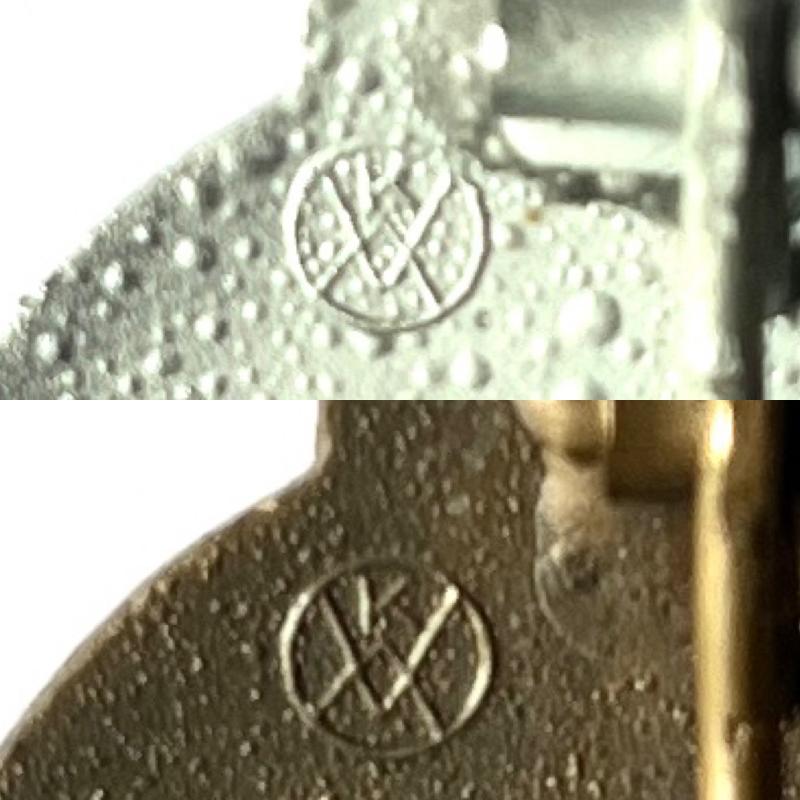 WW2 - GERMAN PANZER SILVER & BRONZE AWARDS - TWINS