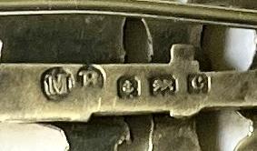 BOER WAR - ARGYLL & SUTHERLAND HLDRS - 1902 BIRMINGHAM SILVER RIFLE SWEETHEART BROOCH