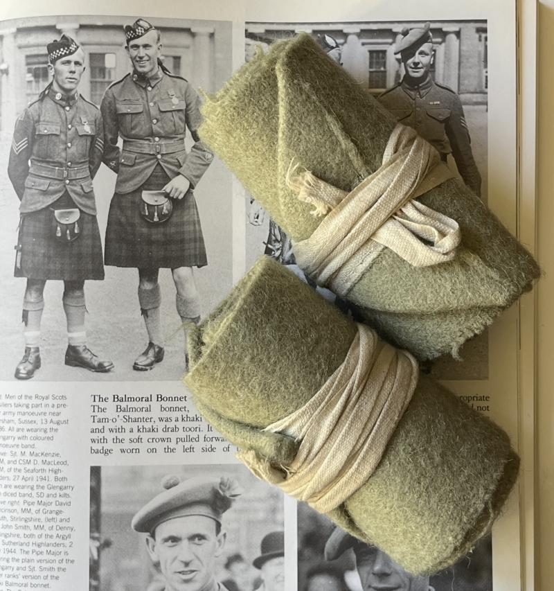 WW2 SCOTTISH ( SEAFORTHS ) HIGHLAND RGTS. SNCO'S - PUTTEES