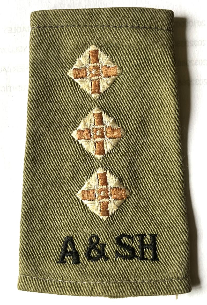 WW2 ARGYLL & SUTHERLAND HLDRS. CAPTAINS SHOULDER SLIDE