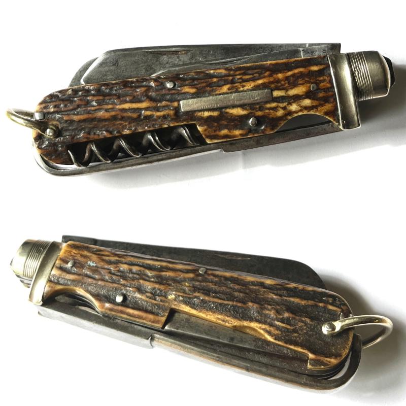 BOER WAR - LARGE SIZE - MOUNTED OFFICERS HORSEMANS KNIFE - W. MORTON & SONS - SHEFFIELD