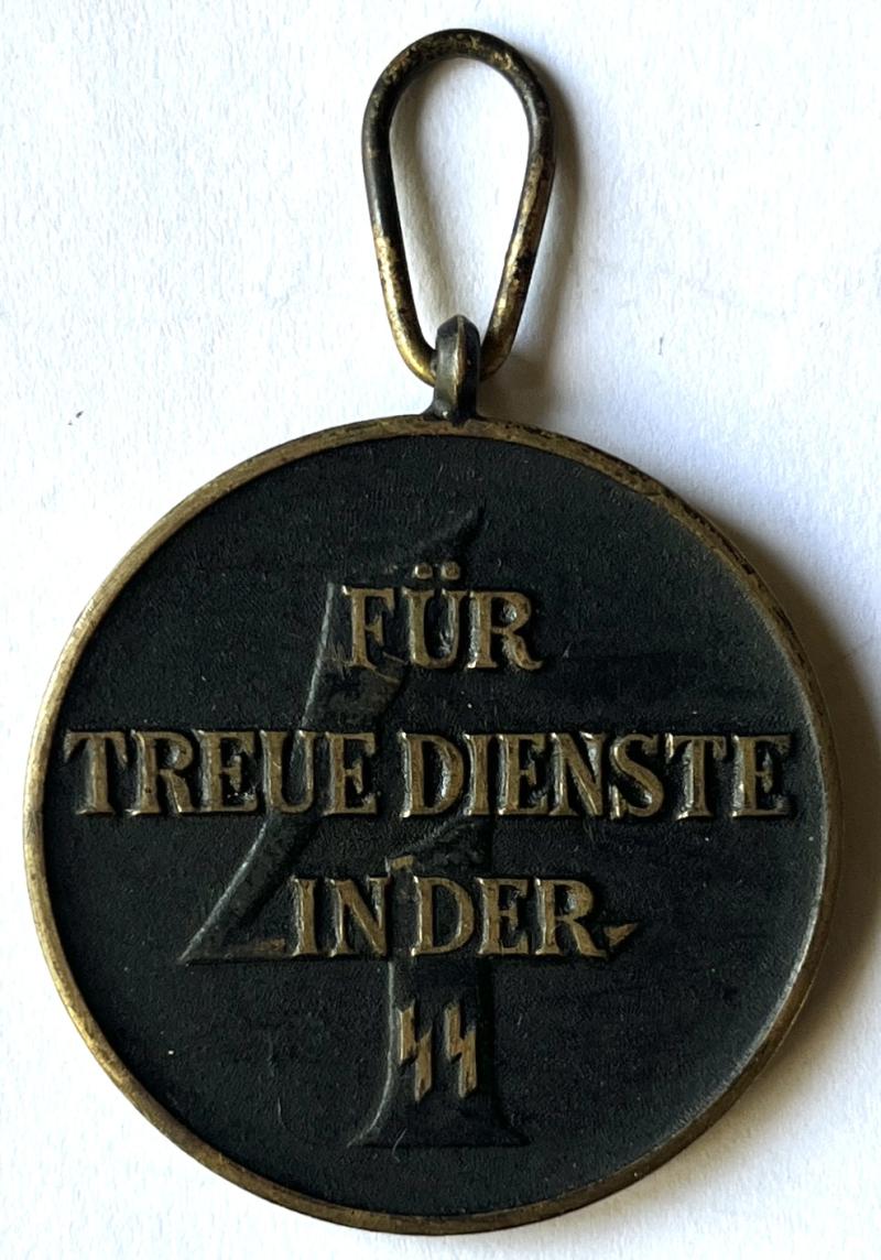 SS - 4 YEAR SERVICE MEDAL- 1ST TYPE - VET BRING BACK